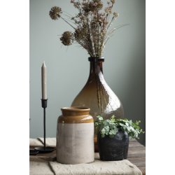 Blomst brunlige/grnne nuancer