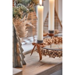 Krans m/tr�perler h�dlavet