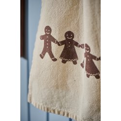 Viskestykke m/peberkagefigurer