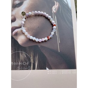 Armbnd - lyse nuanser med et tvist af lyserd