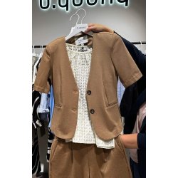 Blazer - Byrizetta brun kort�rmer