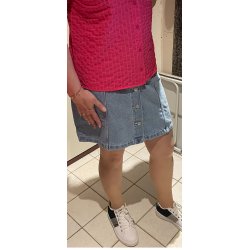 Nederdel - Bykristy denim