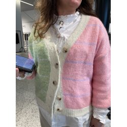 Shaila cardigan multi stripes