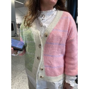 Shaila cardigan multi stripes