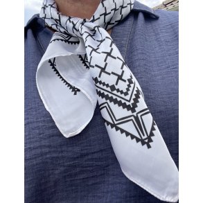 Grafic t�rkl�de - hvid med sort