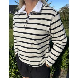 Poloshirt FRluicille hvid/bl