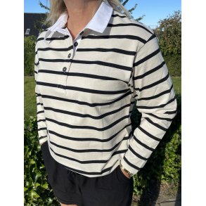 Poloshirt FRluicille hvid/bl