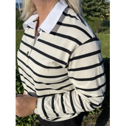 Poloshirt FRluicille hvid/bl