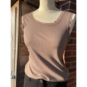 Frhizamond top - brun