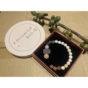 Coco armbnd m/lys og beige