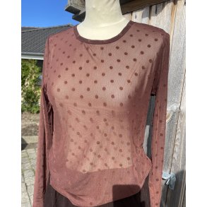 Mesh bluse m dots - deta tee