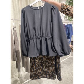 Skjorte bluse Byhaca sort