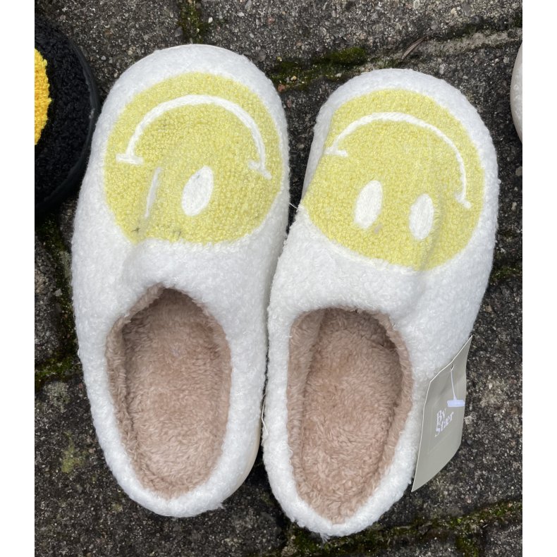 Slippers/pusser Hvid/gul