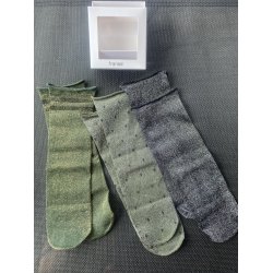 Str�mper  - m. glimmer fra fransa 3 pk gr�n