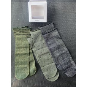Str�mper  - m. glimmer fra fransa 3 pk gr�n