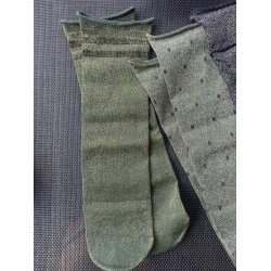 Str�mper  - m. glimmer fra fransa 3 pk gr�n