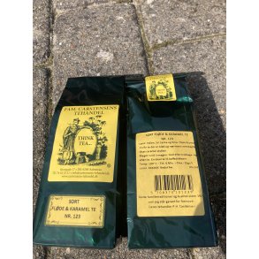 Sort fl�de og karamel Te