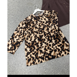 Byibine bluse Leopard